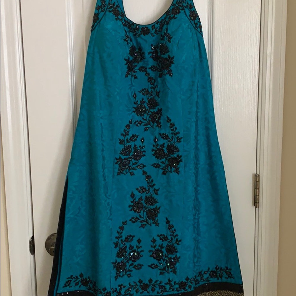 Blue/Black Indian outfit